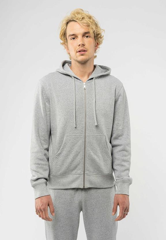Hoodie Met Rits Devadas Grijs from Shop Like You Give a Damn