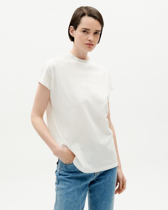 Basic T-Shirt Volta Wit from Shop Like You Give a Damn