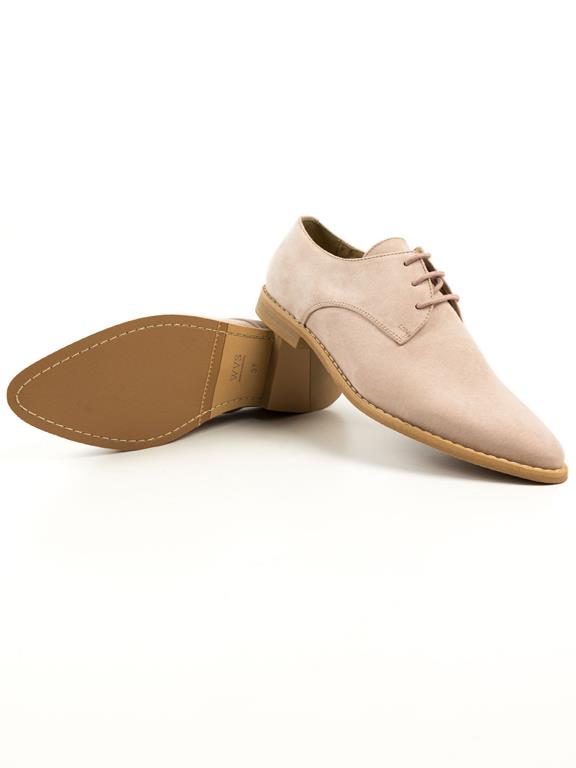 Derbys Point Toe Pink from Shop Like You Give a Damn