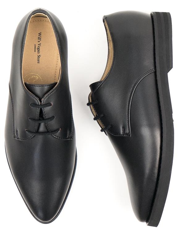 Point Toe Derbys Black from Shop Like You Give a Damn